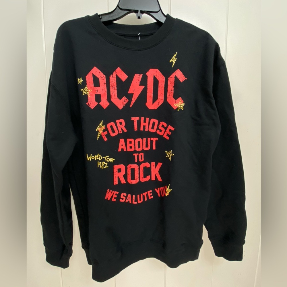 Perryscope AC/DC “For Those About To Rock" World Tour 1982 Sweat Shirt Men’s L